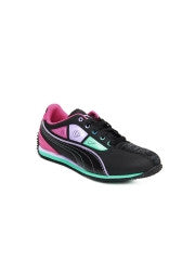 Puma Girls Black Talulla Futureteller Jr Casual Shoes