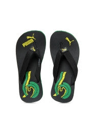 Puma Kids Black Wave Jr Flip Flops