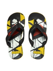 Puma Unisex Black Stamp Ind. Flip Flops