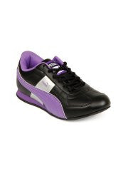 Puma Women Black & Purple Esito II Sports Shoes