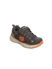 Skechers Boys Grey & Orange Kable Sports Shoes