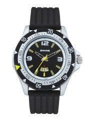 Sonata Men Black Dial Watch
