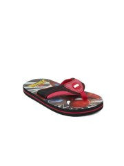Spider-man Boys Red & Black Flip Flops