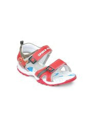 Spider-man Boys Red & Grey Sandals