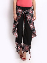 The Vanca Women Black & Red Trousers