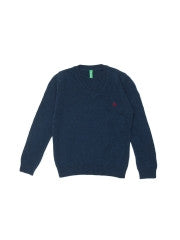United Colors of Benetton Boys Navy Pullover Sweater